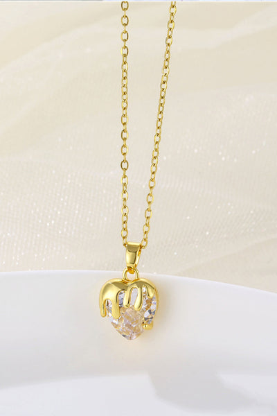 Heart Crystal Necklace