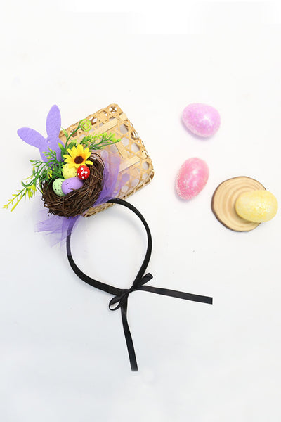 Happy Easter Bunny Bird Nest Decorative Headband