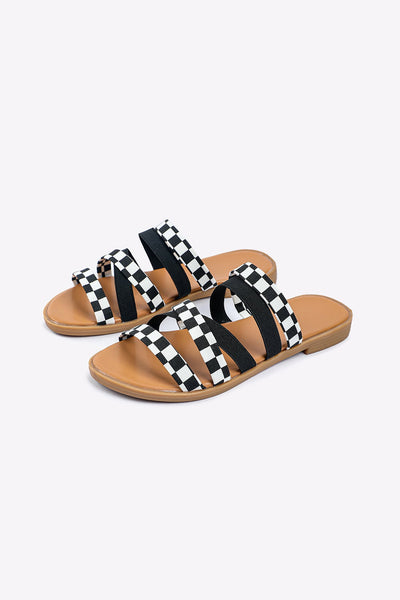Plaid Summer Slippers