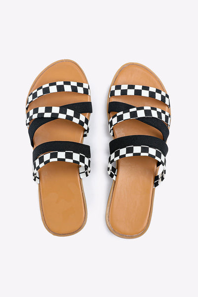 Plaid Summer Slippers
