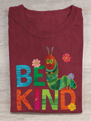 Be Kind Teacher Casual Print T-shirt