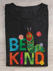 Be Kind Teacher Casual Print T-shirt