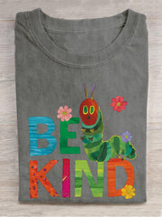 Be Kind Teacher Casual Print T-shirt