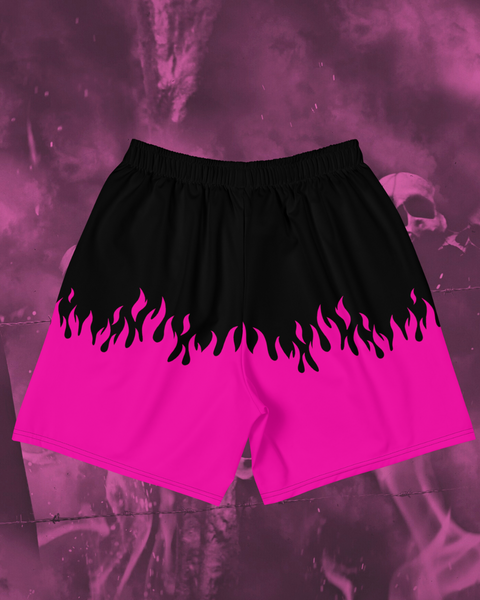 Pink Hotter Than Hell Athletic Shorts