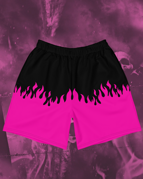 Pink Hotter Than Hell Athletic Shorts