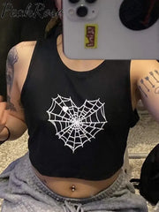 Black Spider Web Top Hot Sell