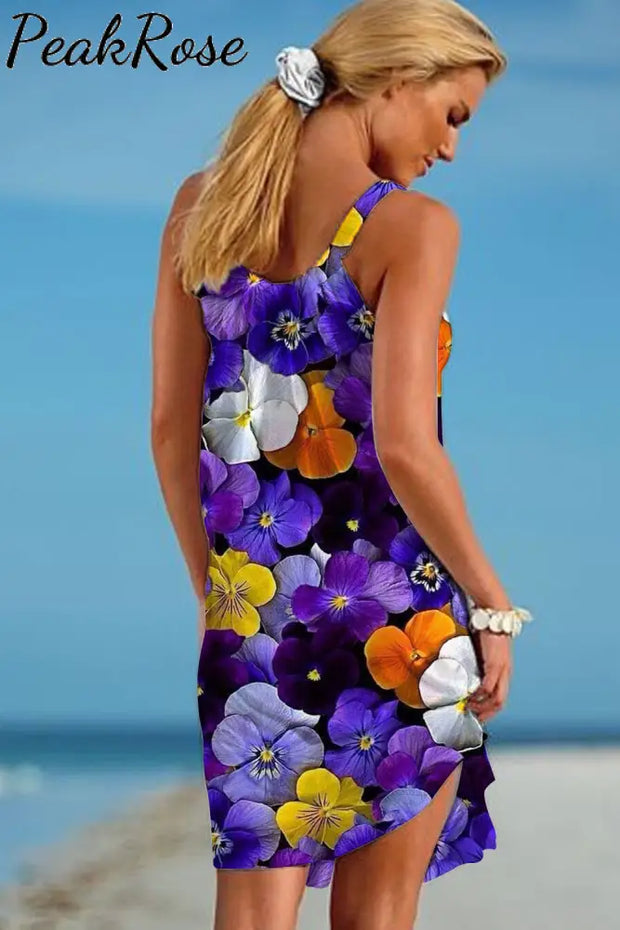 Bohemia Retro Beach Sleeveless Dress