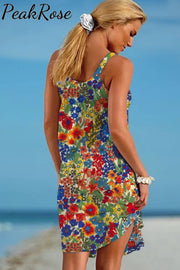 Bohemia Retro Beach Sleeveless Dress