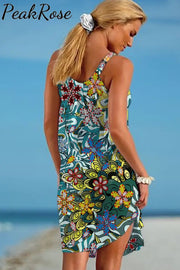 Bohemia Retro Beach Sleeveless Dress