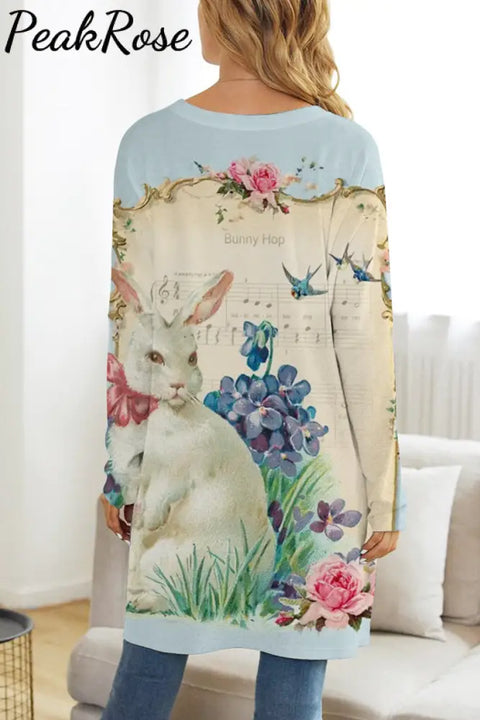 Bunny Hop The White Rabbit Sonata In Piano Score Garden Tunic With Pockets