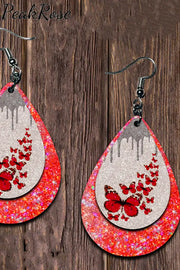 Butterfly Glitter Earrings One-Size