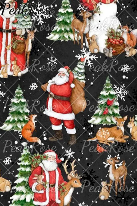 Christmas Santa Claus Sleeveless Dress