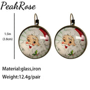 Christmas Santa Hook Earrings