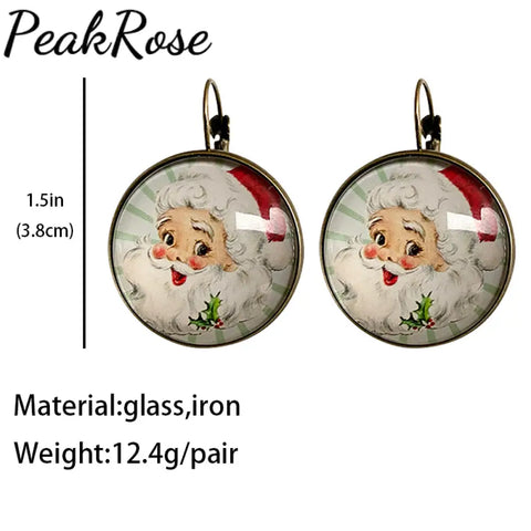 Christmas Santa Hook Earrings