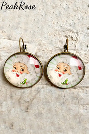 Christmas Santa Hook Earrings One-Size /