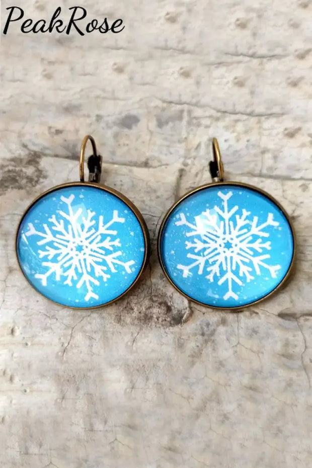 Christmas Santa Hook Earrings One-Size / Snowflake