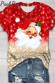 Christmas Santa Short Sleeve T-Shirt