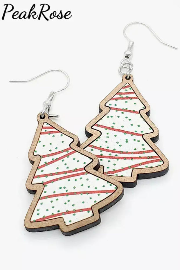 Christmas Tree Hook Earrings