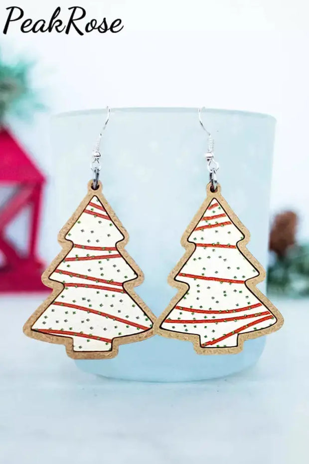 Christmas Tree Hook Earrings