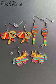 Cinco De Mayo Mexican Shape Earrings