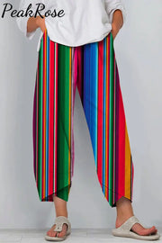 Cinco De Mayo Mexican Western Striped Print Casual Pants Casual Pant