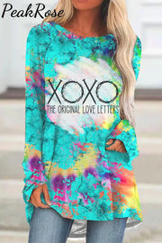 Colorful Tie Dye Easter The Original Love Letters Tunic