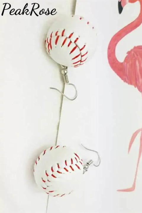 Creative Fun Baseball Earrings