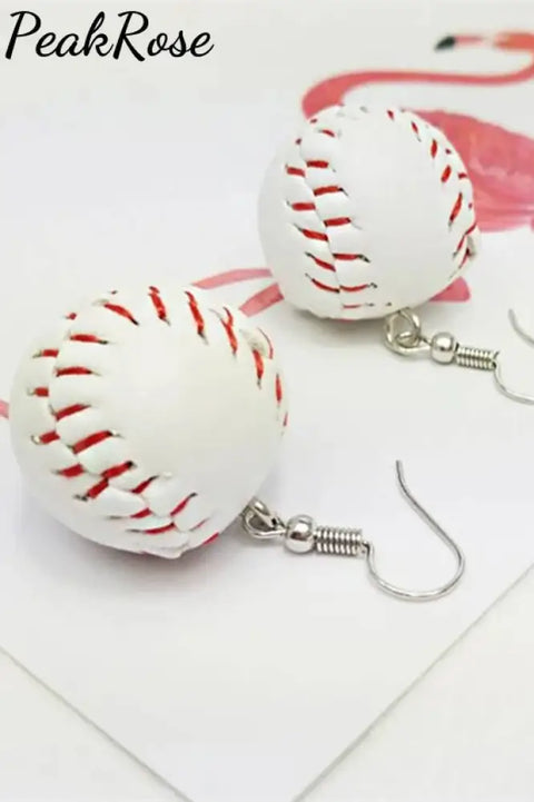 Creative Fun Baseball Earrings