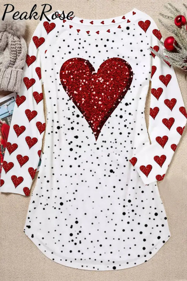 Diamond Heart Loose Tunic