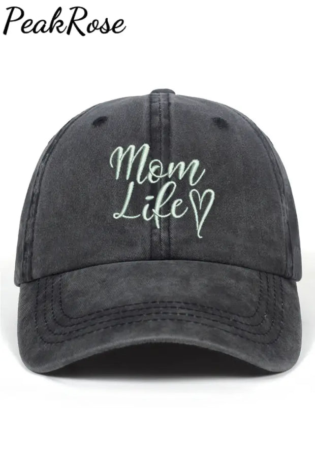 Embroidered Baseball Mom Cap Photo Color