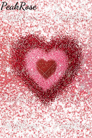 Full Love Glitter Overlapping Heart Jeans