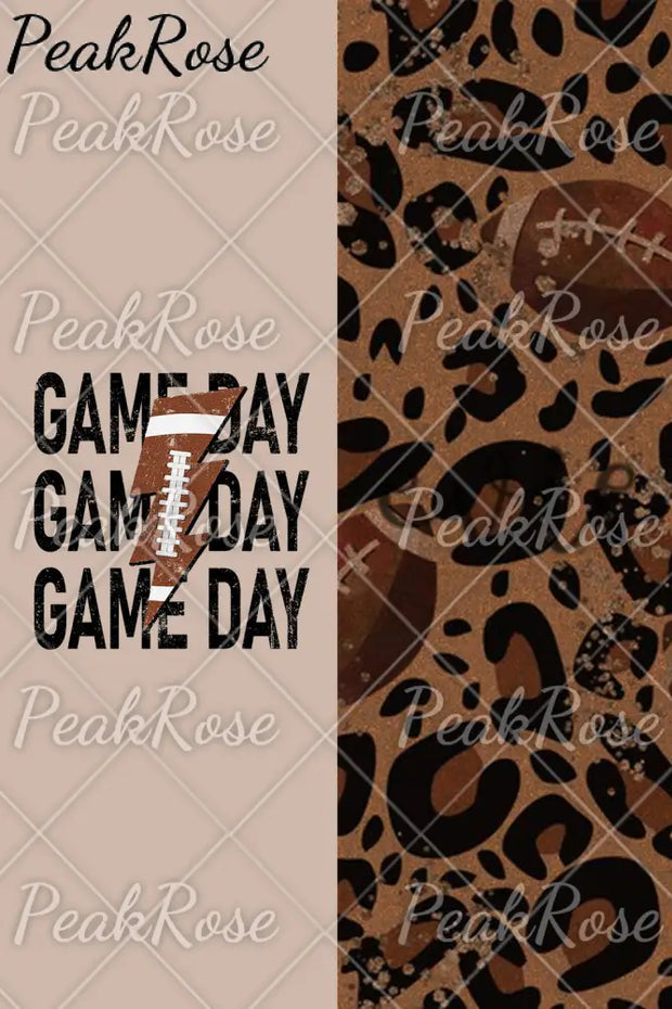 Game Day Football Print Leggings Leggings