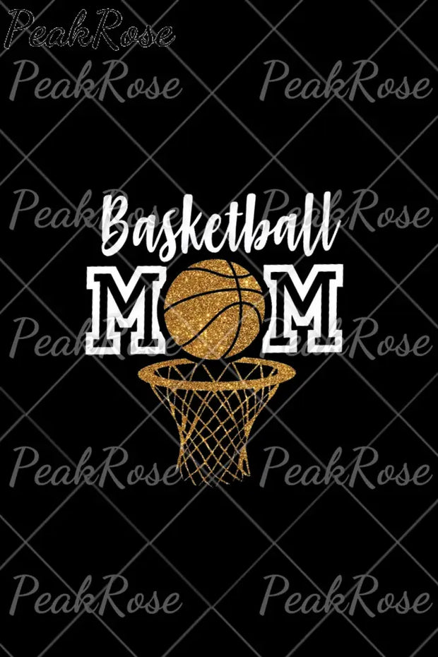 Glitter Basketball Mom Polka Splatter Tiger Stripe Sweatshirt