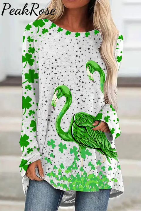 Green Flamingo Lucky Clover Collection Original Costume Tunic