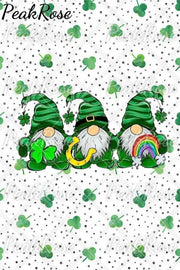 Green Lucky Clover Gnomies T-Shirt T-Shirt