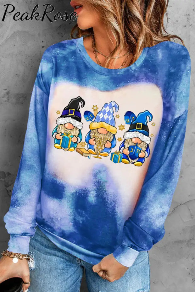 Hakunnah Gnomes Print Sweatshirt