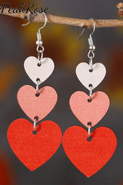 Heart Hook Earrings One-Size / Picture Color