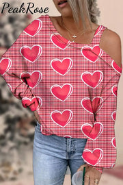 Heart Off-Shoulder Blouse