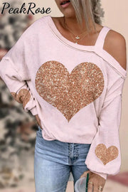 Heart Off-Shoulder Blouse