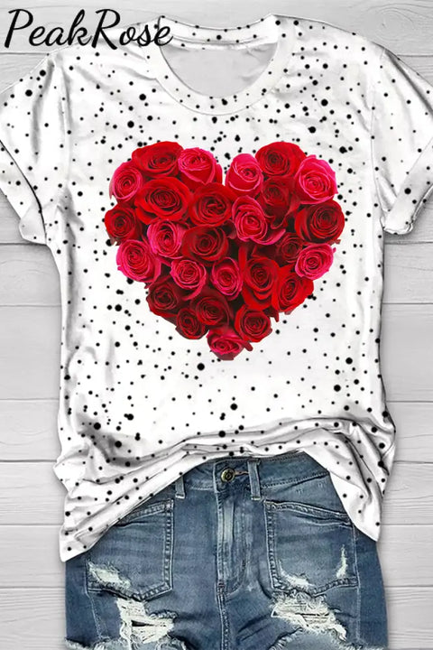 Heart Print T-Shirt T-Shirt