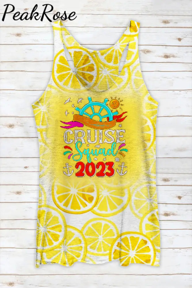 Holidays 2023 Summer Family Seaside Vacation Cruise Squad Racerback Tank Top