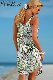 Holly Plants Sleeveless Dress