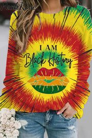 I Am Black History Lips Sweatshirt