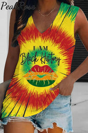 I Am Black History Lips Tank Top