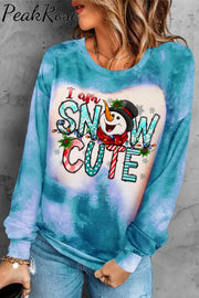 I Am Snow Cute Sweatshirt S