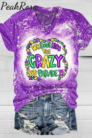 It’s Mardi Gras Y’all Colored Beads Short-Sleeved T-Shirt