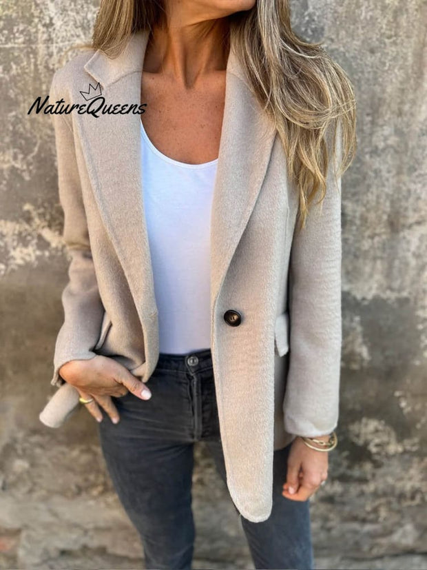 Women's Lmitation Cashmere Blazer