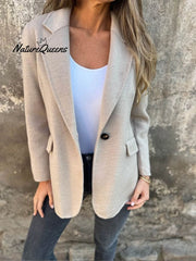 Women's Lmitation Cashmere Blazer