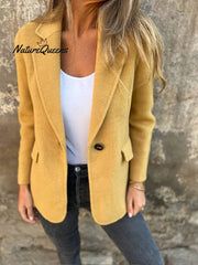 Women's Lmitation Cashmere Blazer