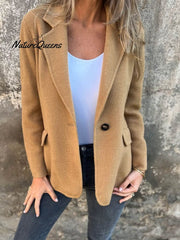 Women's Lmitation Cashmere Blazer